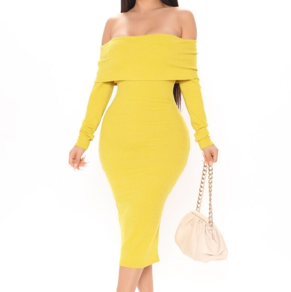 Fashion Nova Dresses & Skirts - Fashionova Form-fitting Stretch Cotton 👗